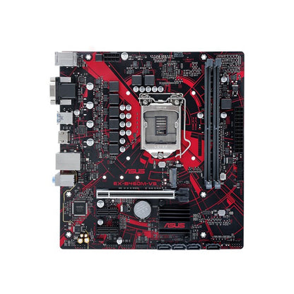 ASUS EX-B460M-V5 LGA 1200 माइक्रो-ATX मदरबोर्ड PCIe 3.0 VR रेडी और नमी रोधी कोटिंग के साथ