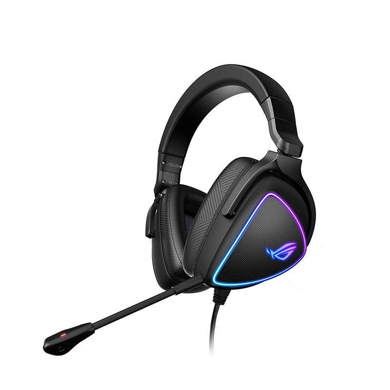 ASUS ROG Delta S Wired Over-Ear RGB Gaming Headset with AI Noise Cancelling Microphone and Volume Control