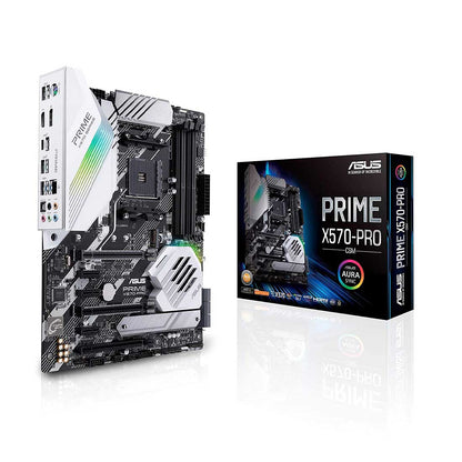 Asus Prime X570-PRO CSM AMD AM4 ATX मदरबोर्ड PCIe 4.0 डुअल M.2 और ऑरा सिंक के साथ