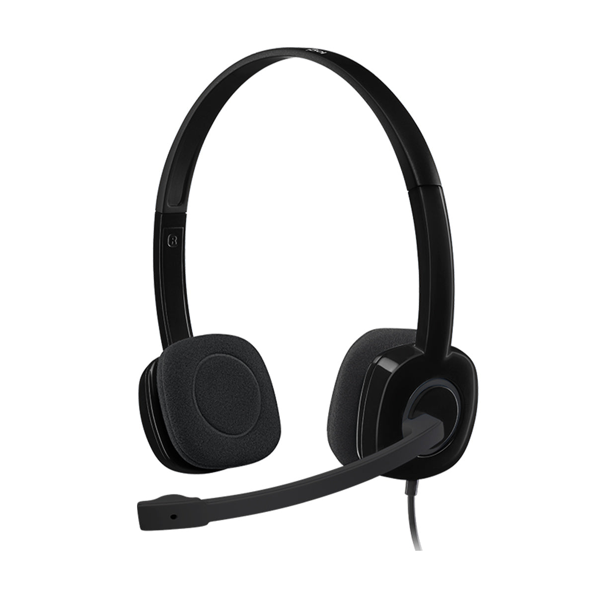 Logitech H151 Wired Stereo Headphone with Noise-Cancelling Microphone