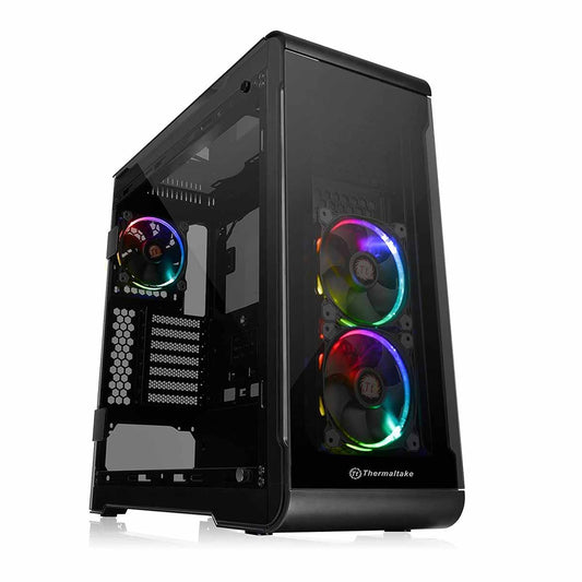 Thermaltake View 32 RGB ATX Mid Tower Cabinet with Three Pre-Installed 120mm Riing RGB Fans