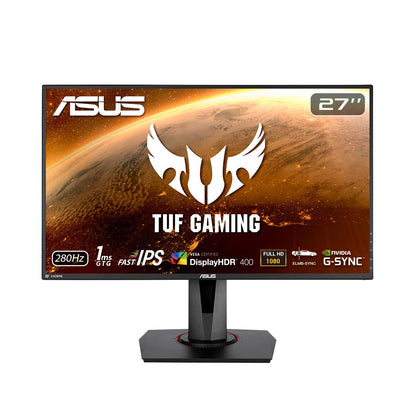 Asus TUF VG279QM 27 इंच फ़ुल HD गेमिंग मॉनिटर Nvidia G-SYNC और 2W ड्युअल स्टीरियो स्पीकर के साथ