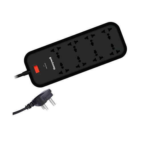 Honeywell 8 Output Surge Protector Extension Cable with Master Switch and LED Indicator