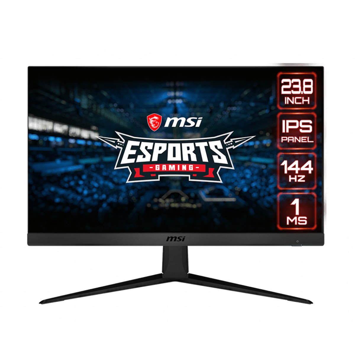 MSI Optix G241 24 Inch Full-HD IPS Panel Gaming Monitor with 144Hz Refresh Rate and AMD FreeSync