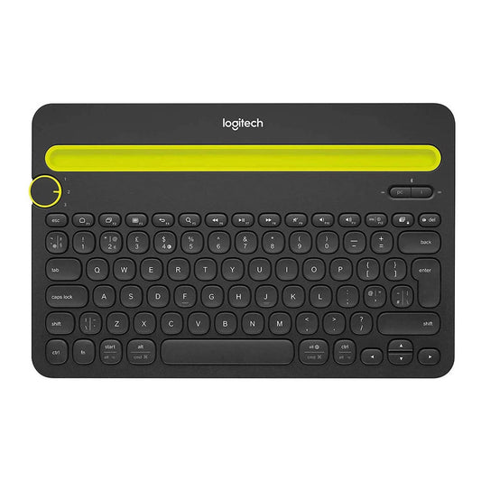 Logitech K480 Wireless Multi-Device Keyboard Black with Bluetooth Connectivity Up to 10m Range
