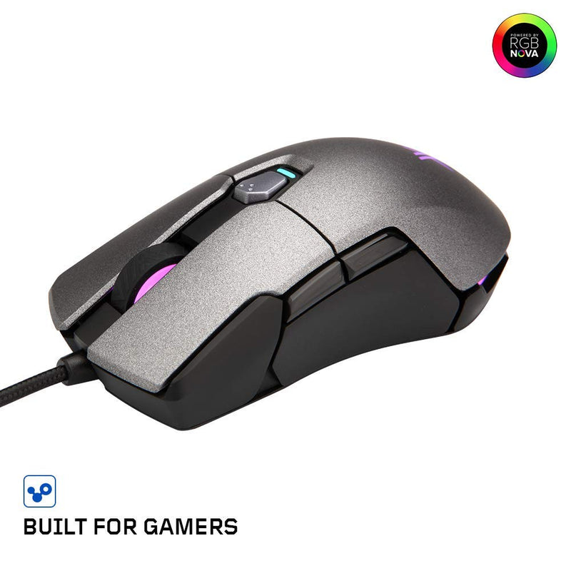 XANOVA Mensa Pro RGB Gaming Mouse with PWM Sensor OMRON Switches and Programmable DPI