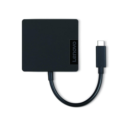 Lenovo USB-C 4 in 1 Travel Docking Station with HDMI VGA USB 3.0 and RJ-45 Ports