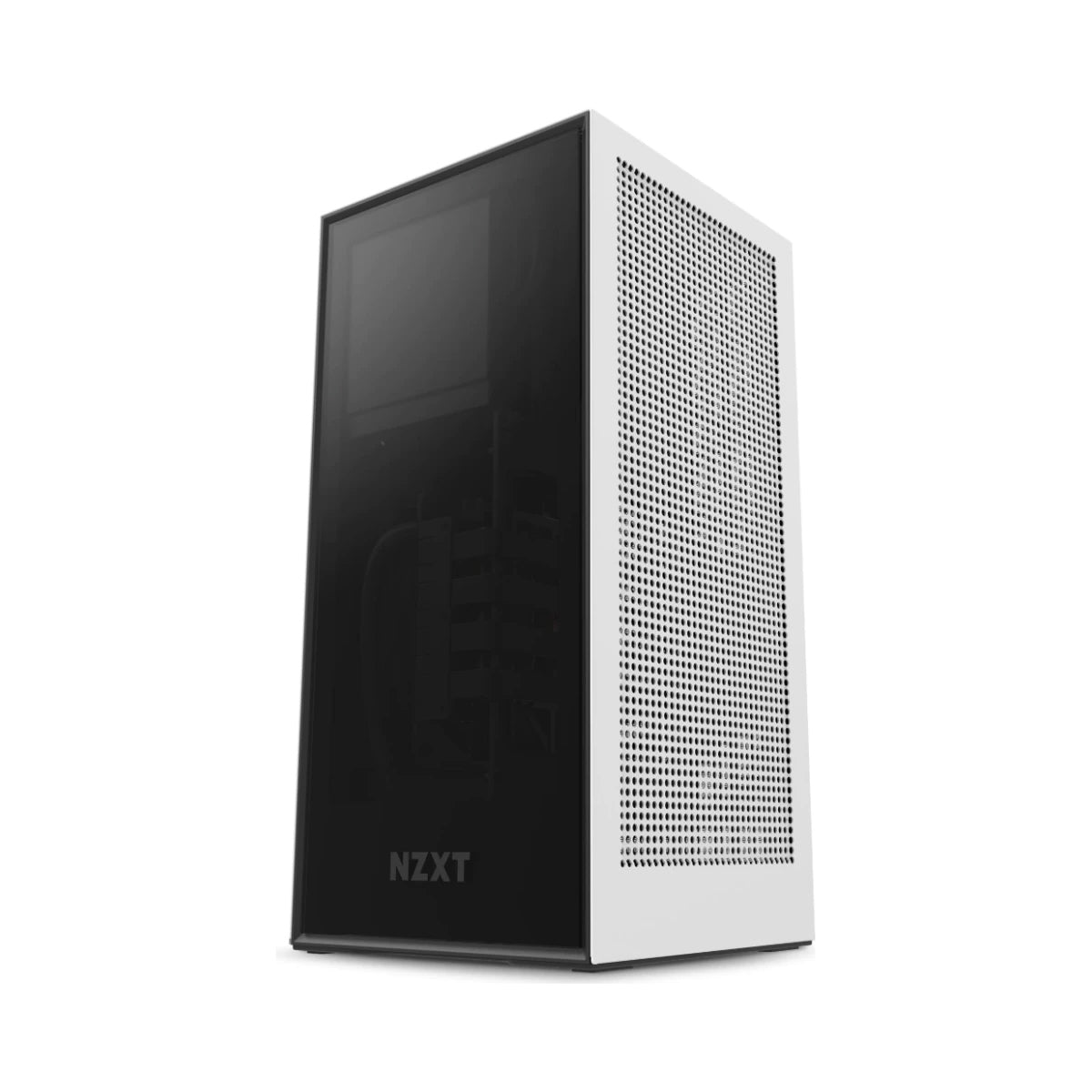 NZXT H1 SFF Mini-ITX Case with Integrated 650W 80+ Gold PSU 140mm AIO Watercooler and PCIe 3.0 High-Speed Riser Card