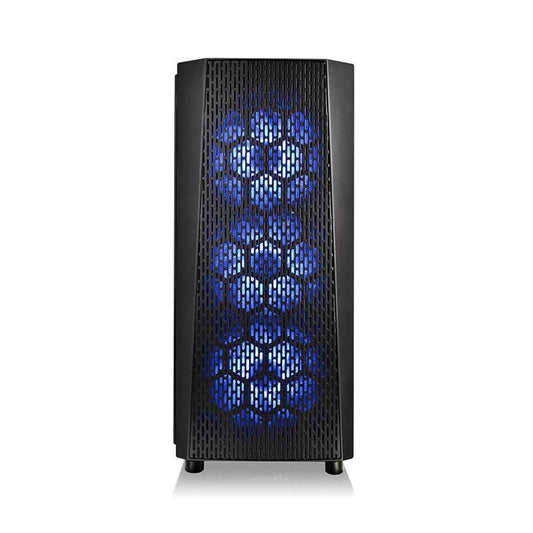 Thermaltake Versa J24 TG RGB Mid-Tower Cabinet with Three 120mm Pre-installed RGB Fans
