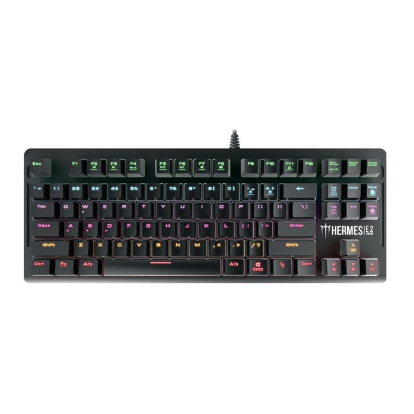 Gamdias HERMES E2 Mechanical Gaming Keyboard with Built-in Memory and 7 Color Neon Illumination