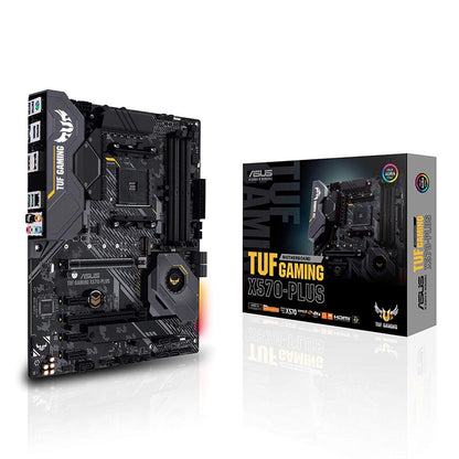 [पुन: पैक किया गया] ASUS TUF गेमिंग X570-Plus AMD AM4 ATX मदरबोर्ड PCIe 4.0 M.2 और ऑरा सिंक के साथ