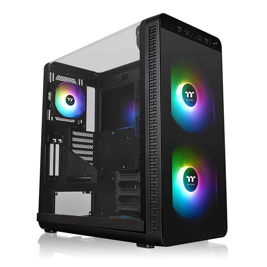 Thermaltake View 37 RGB Edition E-ATX Mid Tower Gaming Cabinet with Three 140mm ARGB Fans