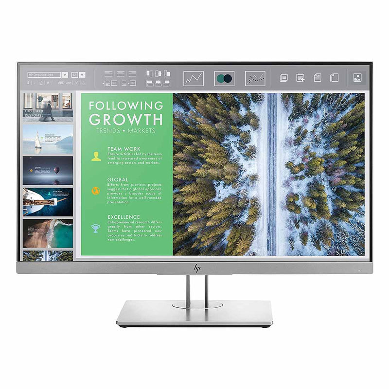 [RePacked] HP EliteDisplay 24-inch E243 IPS LED Backlit FHD Anti-Glare Computer Monitor with Pivot Rotation