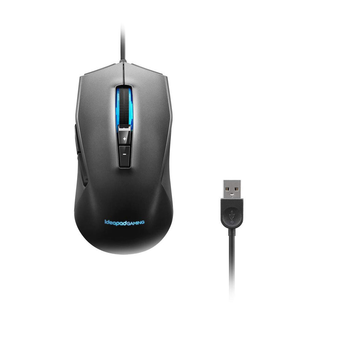 Lenovo Ideapad M100 RGB Gaming Mouse with Optical Pixart Sensor 7 Buttons and Adjustable DPI Up to 3200