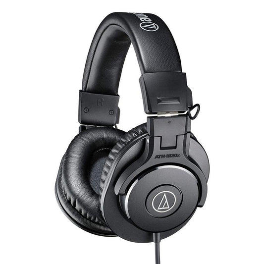 Audio-Technica ATH-M30x Over-Ear Wired Headphone with 40mm Neodymium Driver