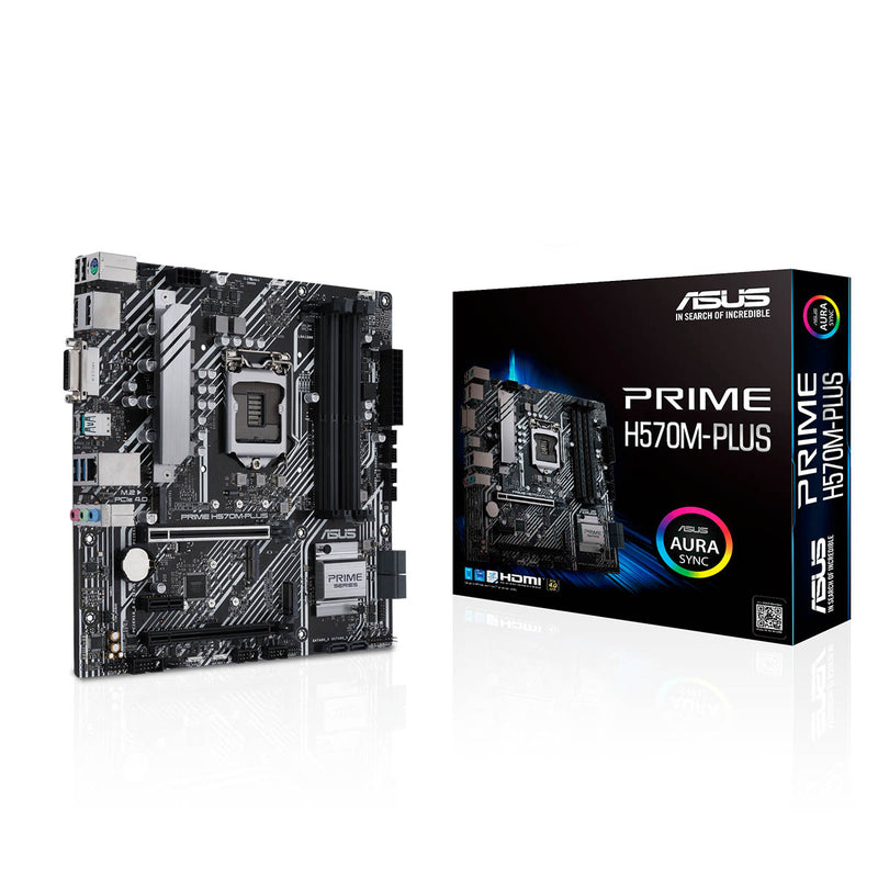 ASUS Prime H570M-Plus mATX LGA 1200 Motherboard with Thunderbolt 4 and PCIe 4.0 Support