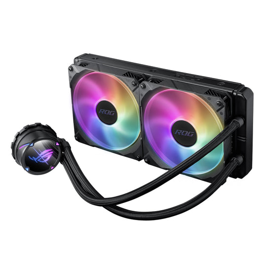 ASUS ROG STRIX LC II 280 ARGB AIO 280mm Liquid Cooler with Dual 140mm PWM Fans