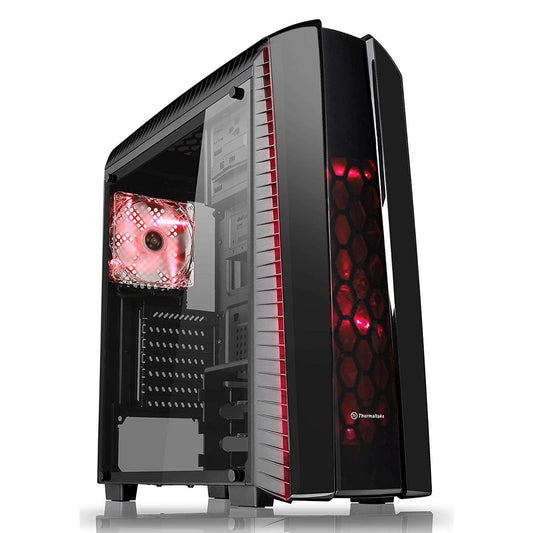 Thermaltake Versa N27 Shadow Blade ATX Mid Tower Cabinet with One  Pre-Installed 120mm Fan
