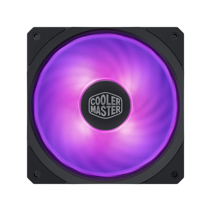 Cooler Master MasterFan SF120R RGB 120mm Case Fan with Silent Cooling Technology and Jam Protection
