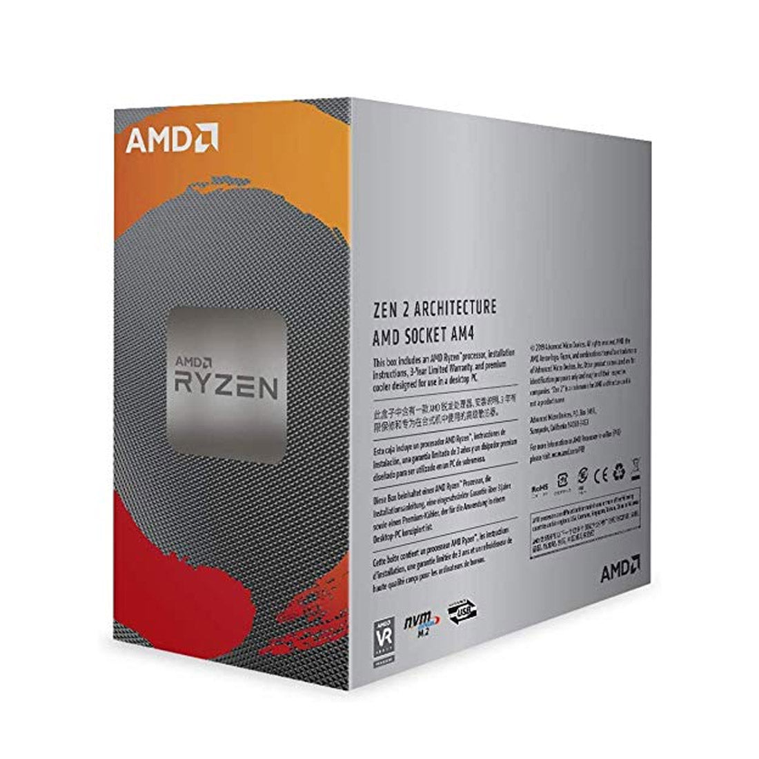 AMD Ryzen 5 3500X डेस्कटॉप प्रोसेसर 6 कोर 4.1GHz तक 35MB कैश AM4 सॉकेट