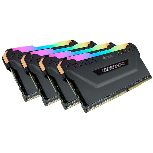 Corsair Vengeance RGB Pro 64GB (4x16GB) DDR4 RAM 3600MHz CL18 Desktop Memory