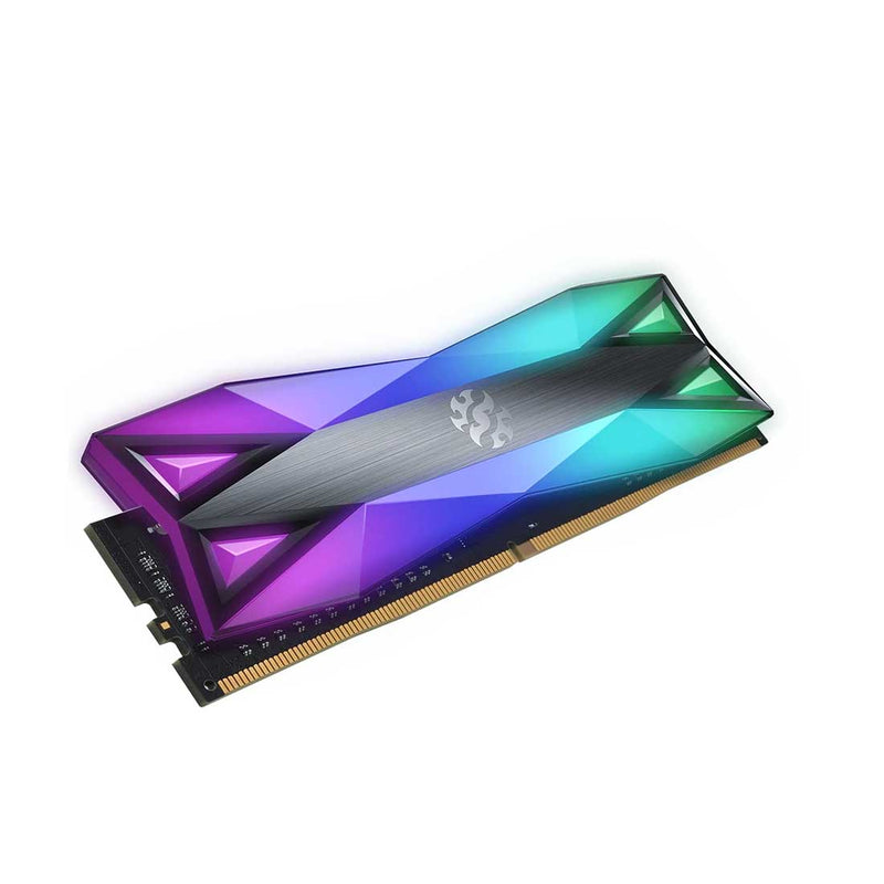 XPG Spectrix D60G RGB 16GB(2x 8GB) DDR4 RAM 3600MHz CL18 Desktop Gaming Memory
