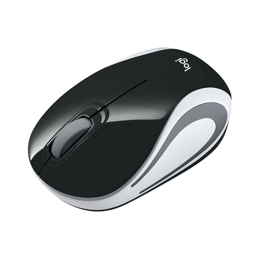 Logitech M187 Mini 1000DPI 2.4GHz Wireless Ultra Portable Mouse - Black