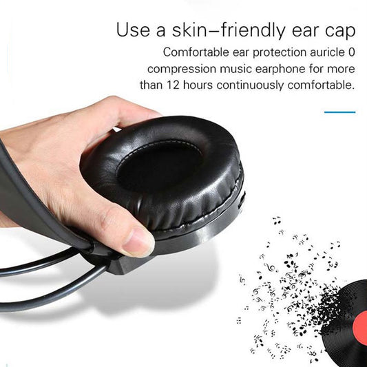 HP H100 Gaming Wired Over-Ear Headset with 50mm Driver and Microphone