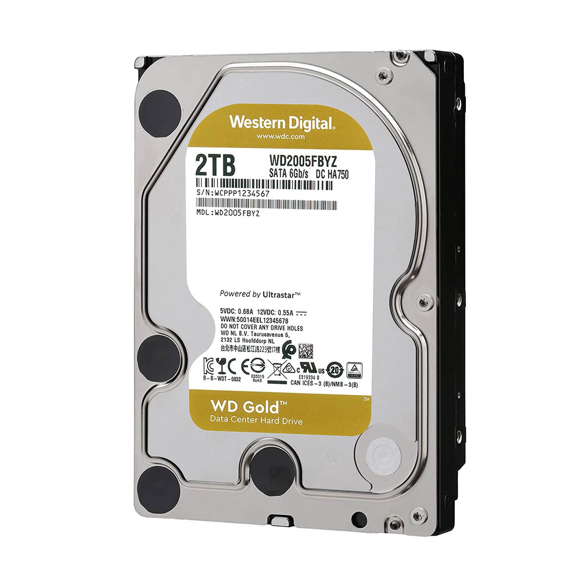 Western Digital Gold 2TB Enterprise Class 3.5-Inch SATA Hard Drive