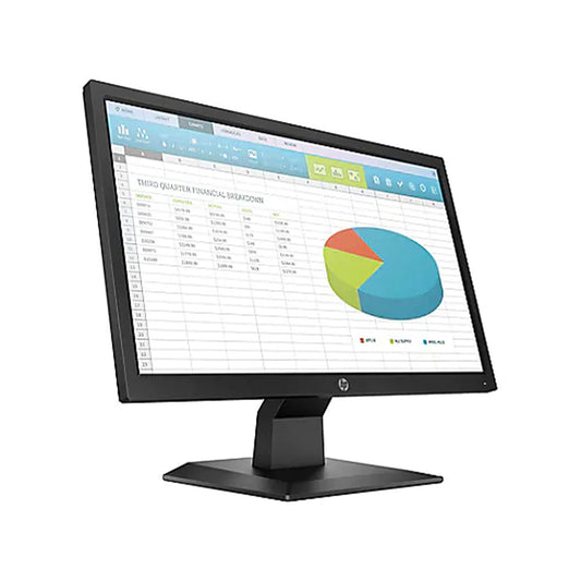 HP P204v 19.5 Inch HD Plus LED Anti-Glare Adjustable Computer Monitor with Vesa Mount Support