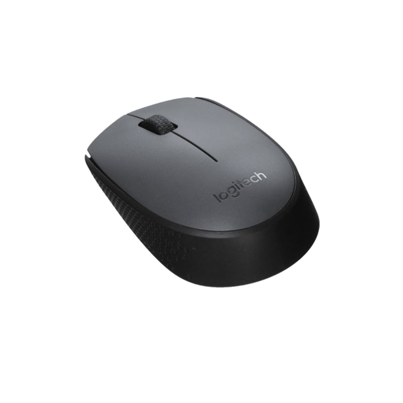 Logitech M170 Wireless Optical Grey Mouse with 2.4 GHz Technology and Ambidextrous Design