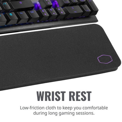 Cooler Master CK550 V2 Mechanical Blue Switch RGB Keyboard with Wrist Rest and On-Board Memory