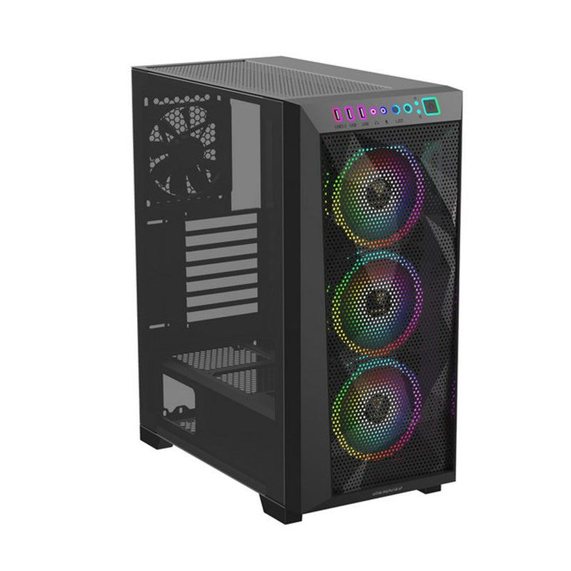 Gamdias APOLLO M1 Elite ATX Mid-Tower Cabinet with Dual 200mm ARGB Pre-Installed Fans and Dust Filter