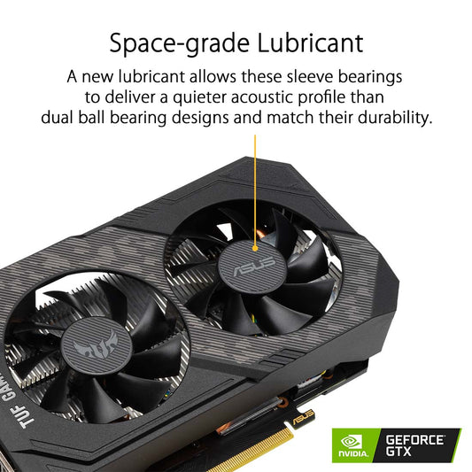 ASUS TUF Gaming GeForce GTX 1650 Super OC Edition GDDR6 4GB 128-Bit Graphics Card