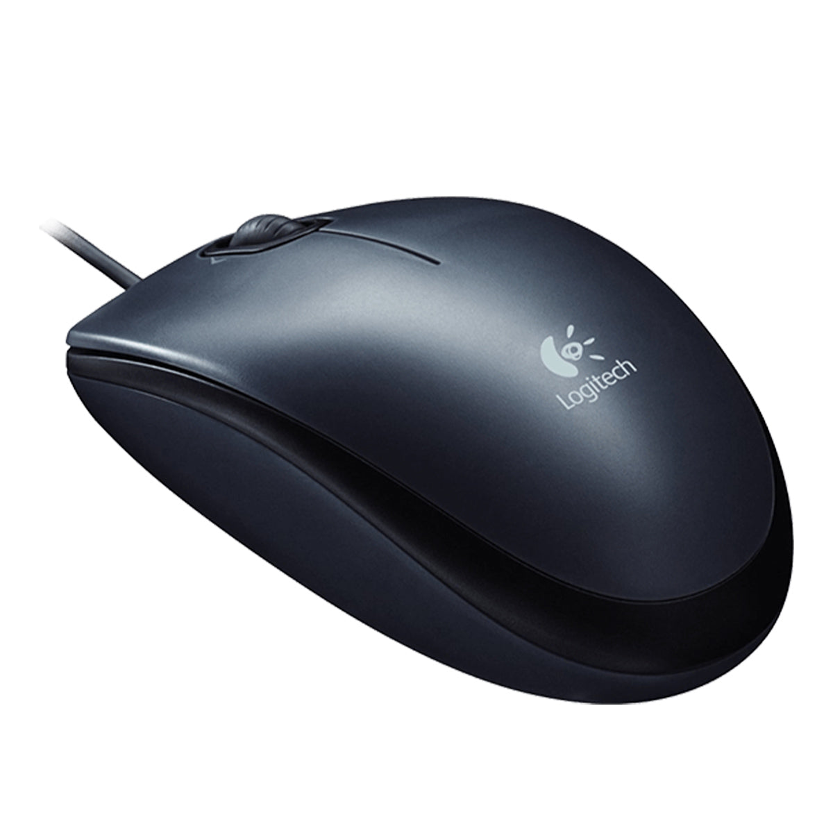 Logitech M90 Wired Optical Mouse with 1000 DPI and Ambidextrous Design