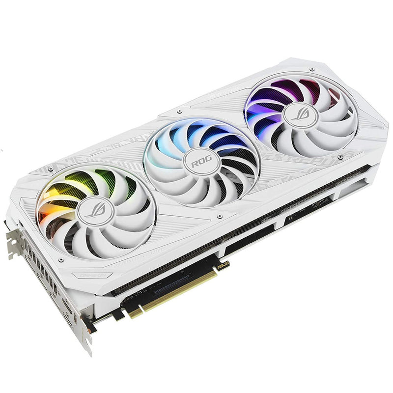 ASUS ROG STRIX NVIDIA GeForce RTX 3080 White OC Edition Graphics Card GDDR6X 10GB 320-Bit with DLSS AI Rendering