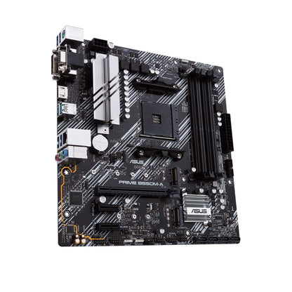 Asus Prime B550M-A AMD A4 mATX मदरबोर्ड PCIe 4.0 ड्युअल M.2 और ऑरा सिंक के साथ