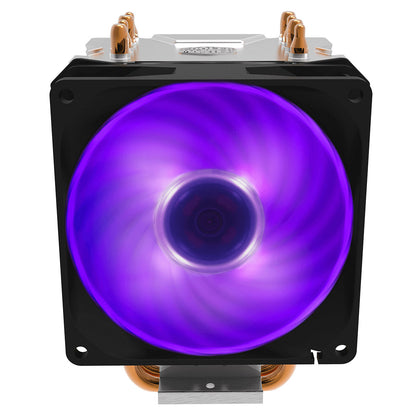 [RePacked] Cooler Master Hyper H410R RGB CPU Cooler with 92mm PWM Fan and LED Controller