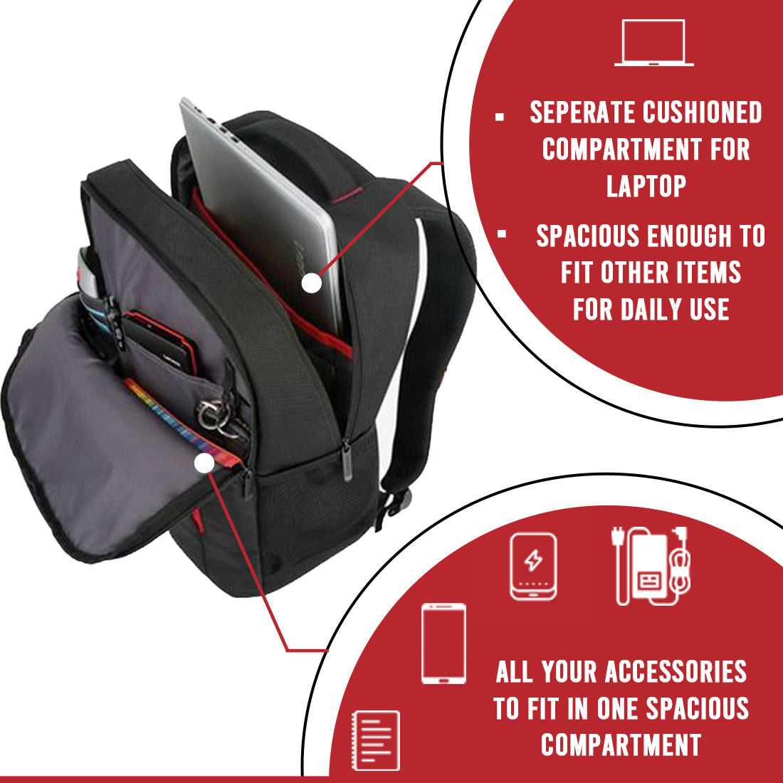 Lenovo Everyday Backpack B515 for 15.6-inch Laptops online at low price in India from TPS Technologies – tpstech.in Lenovo Everyday Backpack B515 for 15.6-inch Laptops online at low price in India from TPS Technologies – tpstech.in