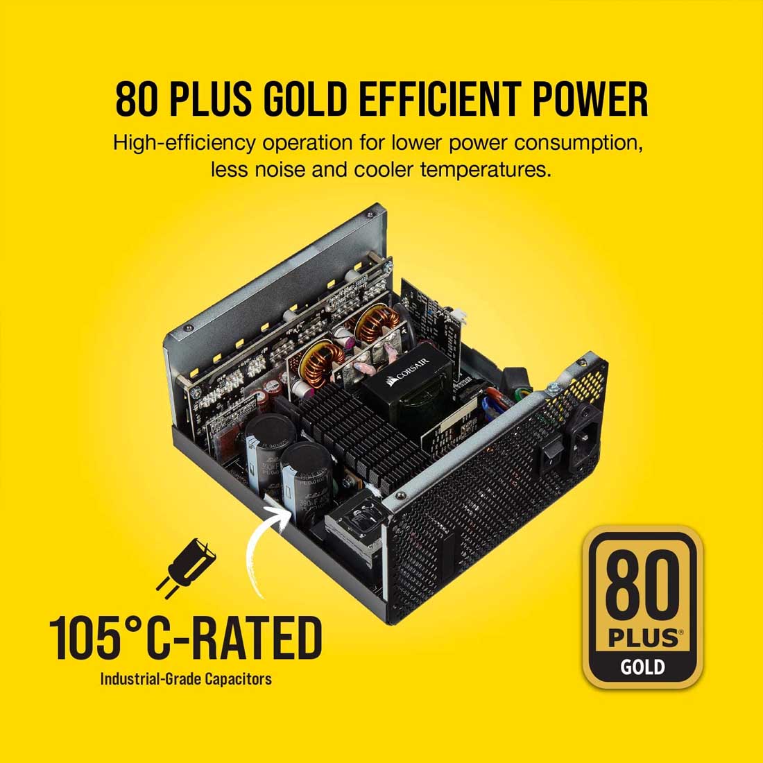 CORSAIR RM 650W Full Modular 80 Plus Gold SMPS Power Supply