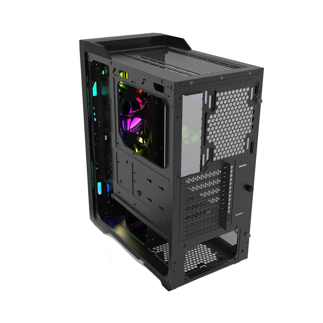 Gamdias ATHENA M1 Mid Tower PC Case Cabinet with 3 120mm ARGB Fans and Dust Filter