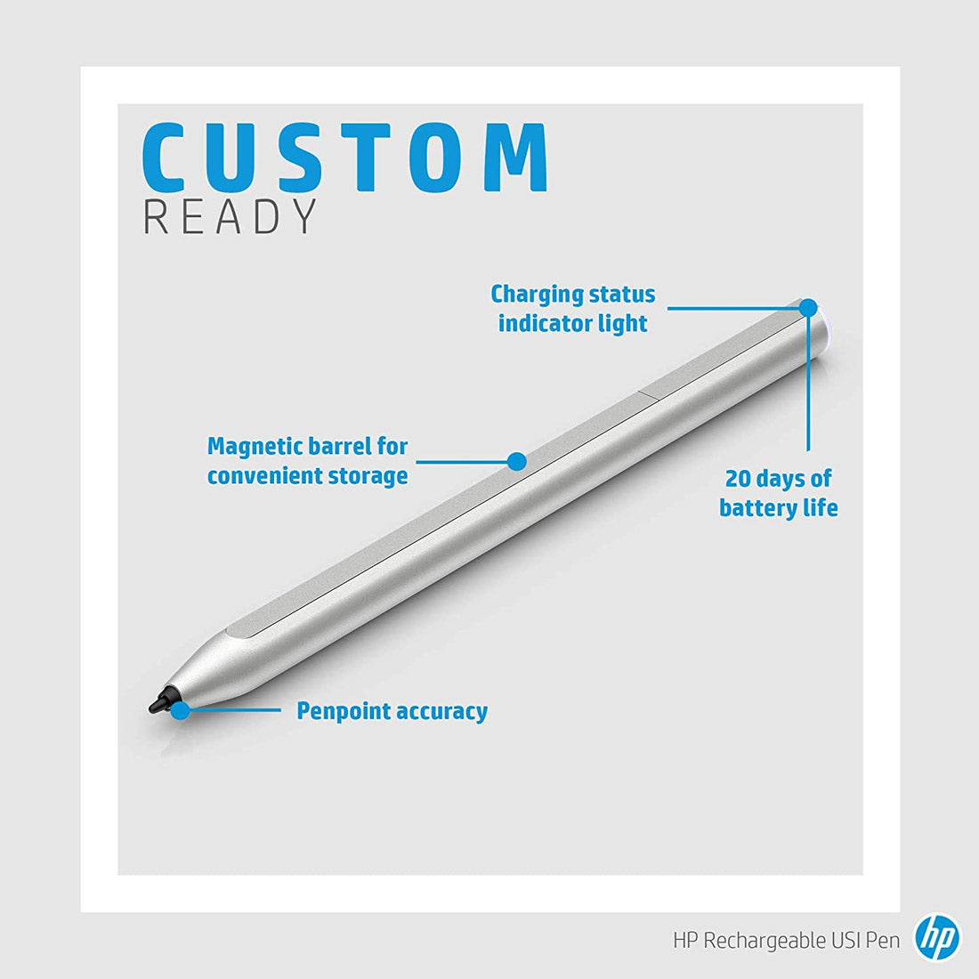 HP Rechargeable USI Pen for Inking Enabled USI Supported Devices