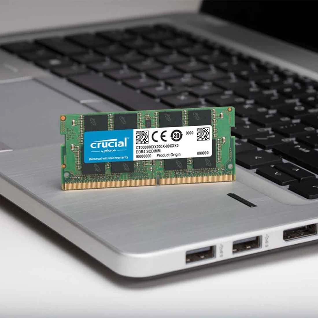 [पुन: पैक किया गया] महत्वपूर्ण 4GB DDR4 RAM 2666MHz CL19 SODIMM लैपटॉप मेमोरी 