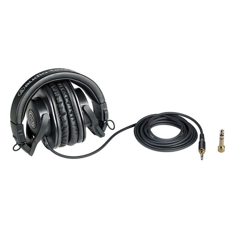 Audio-Technica ATH-M30x Over-Ear Wired Headphone with 40mm Neodymium Driver