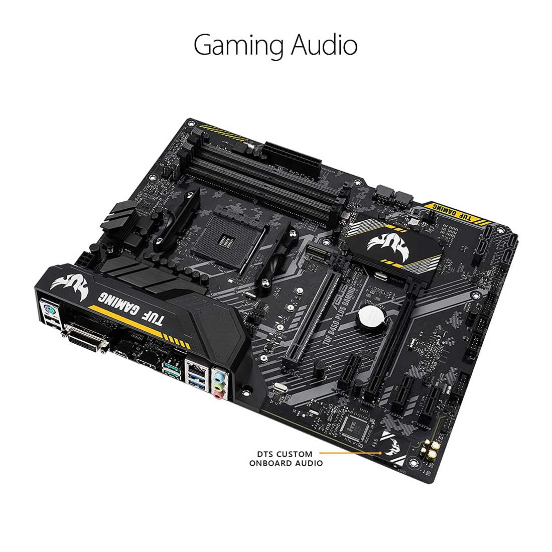 ASUS TUF B450-PLUS GAMING II AMD AM4 ATX Motherboard with M.2 Aura Sync and AMD StoreMI
