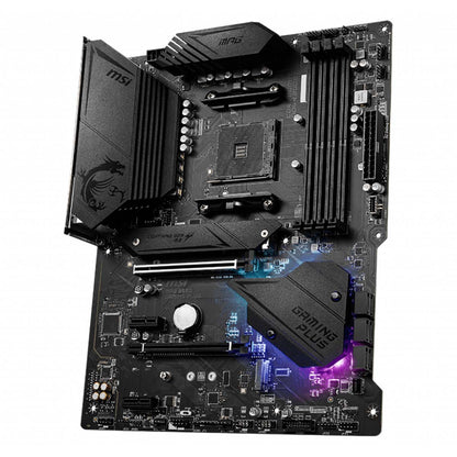 MSI MPG B550 GAMING-PLUS ATX Motherboard with DDR4 4400+MHz PCIe 4.0 and USB-C