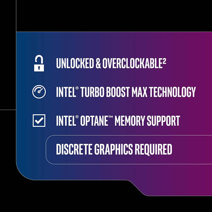 Intel Core 9th Gen i9-9900KF LGA1151 Unlocked Desktop Processor 8 Cores up to 5.0GHz 16MB Cache
