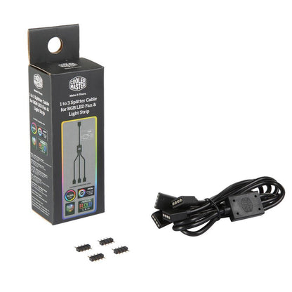 [RePacked]Cooler Master 1-to-3 RGB Splitter Cable with 4-Pin RGB Header