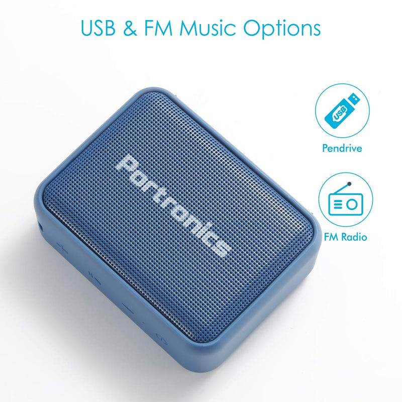 Portronics Dynamo Portable Bluetooth 5.0 Speaker with FM USB Connectivity and Built-in Mic