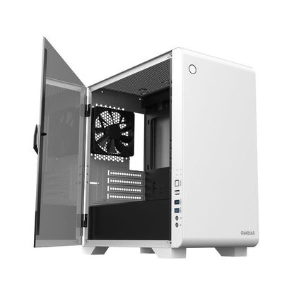 [RePacked] Gamdias MARS E2 Micro-Tower Gaming PC Cabinet with 120mm Fan and Tempered Glass Side Panel
